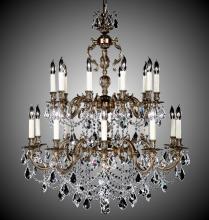 American Brass & Crystal CH9581-A-07G-PI - 20 Light Chandelier